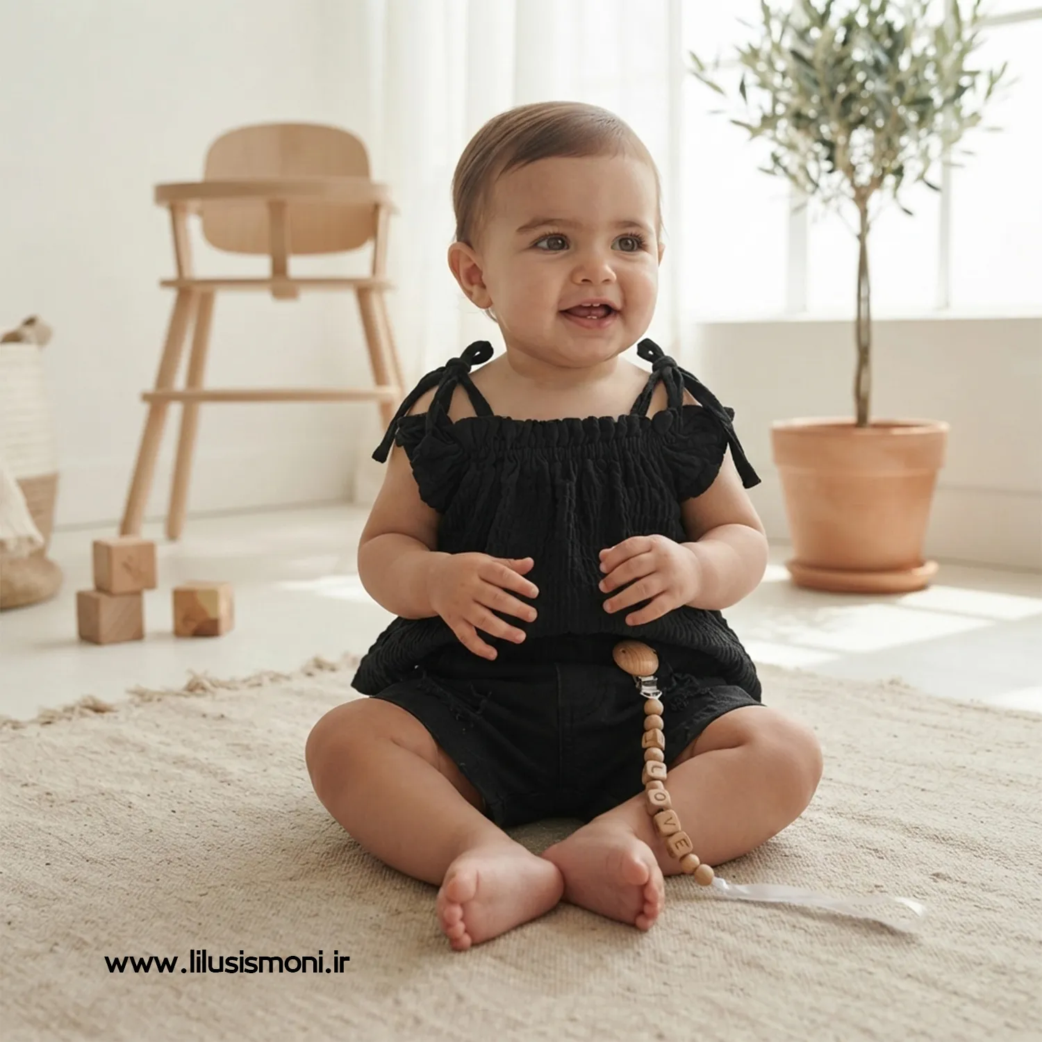ست کراپ و شلوارک کودک دخترانه پفکی
