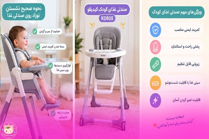 صندلی غذای کودک
